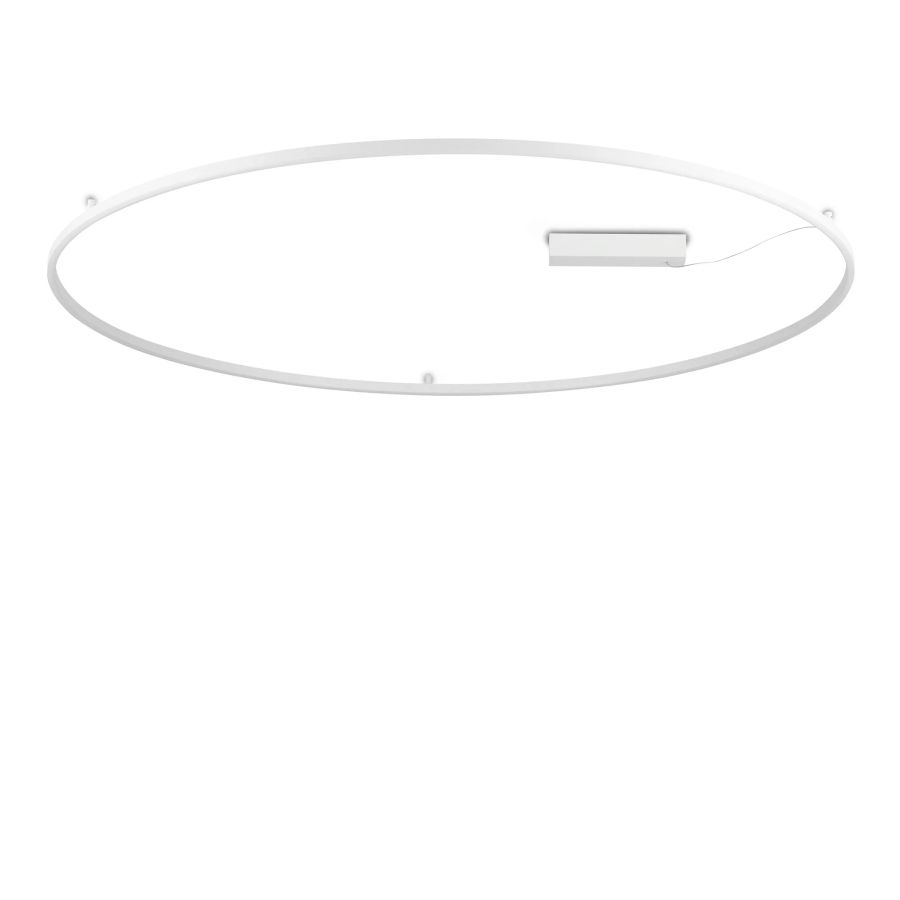 Φωτιστικό Οροφής ORACLE SLIM PL D150 ROUND 3000K ON-OFF BI Ideal Lux 370361