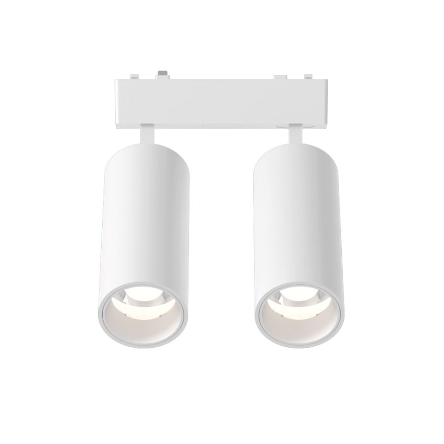 InLight Φωτιστικό LED 2x9W 3000K για Ultra-Thin μαγνητική ράγα σε λευκή απόχρωση D:16cmX4,4cm T03801-WH