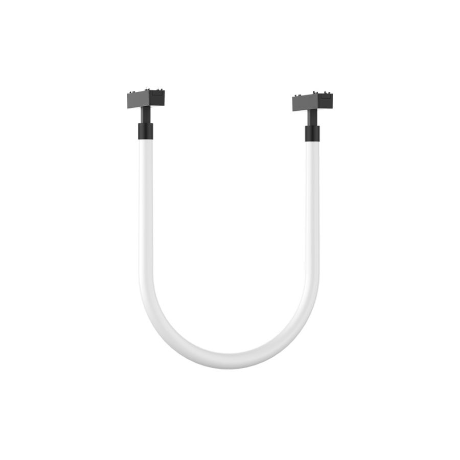 InLight Φωτιστικό LED 8W 3000K για Ultra-Thin μαγνητική ράγα σε μαύρη απόχρωση D:50cm T04501-Black