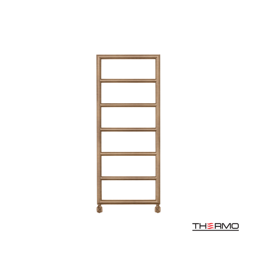 Θερμαινόμενη Πετσετοκρεμάστρα μπάνιου Inox TEMPO 120x50 Antique Brass TEM12050-221