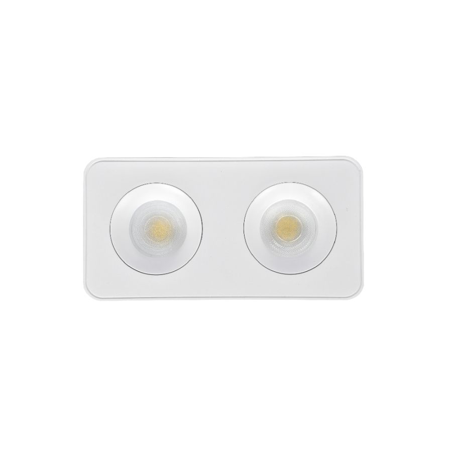 Downlight Mounted σποτ 2*8W 3CCT σε λευκή απόχρωση X00270W