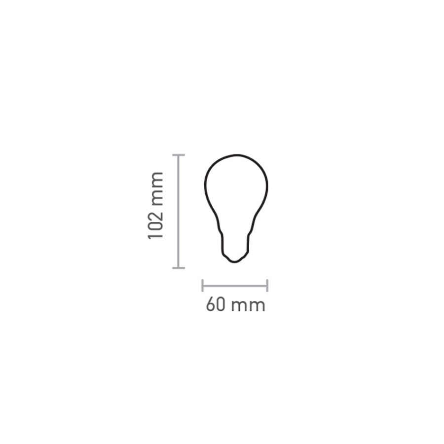 InLight E27 LED Filament A60 10watt Dimmable 7.27.10.18.2