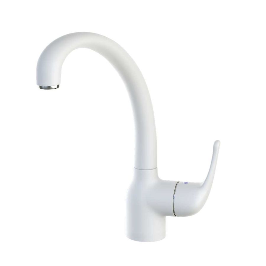 Sanitec Μπαταρία Νεροχύτη Jolla Jolla-00-White