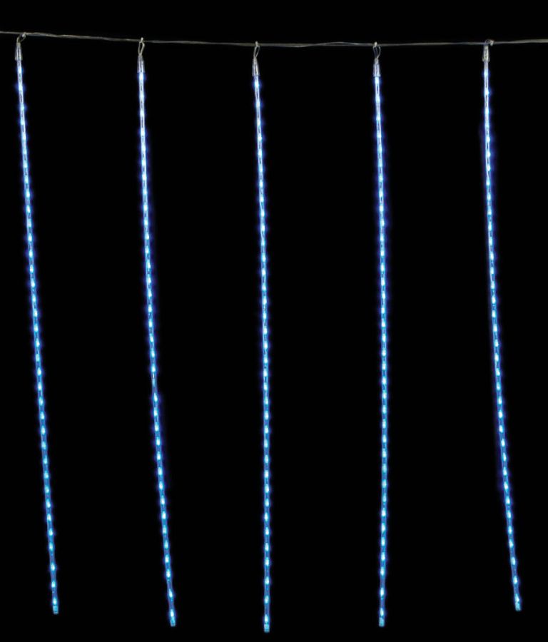 Led Επεκτεινόμενη Κουρτίνα Με Μπλε Φωτισμό ,200 x 100cm Lianos PROMO-52217