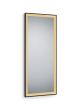 Καθρέπτης Ολόσωμος Π70*Υ170 cm Μαύρο-Χρυσό MDF Mirrors & More Bianka Gold Black 1610380