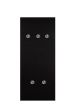 Κρεμάστρα Επίτοιχη Πέντε Θέσεων M50xY125cm MDF Φυσικό Μαύρο Mirrors & More Grace 2270398 