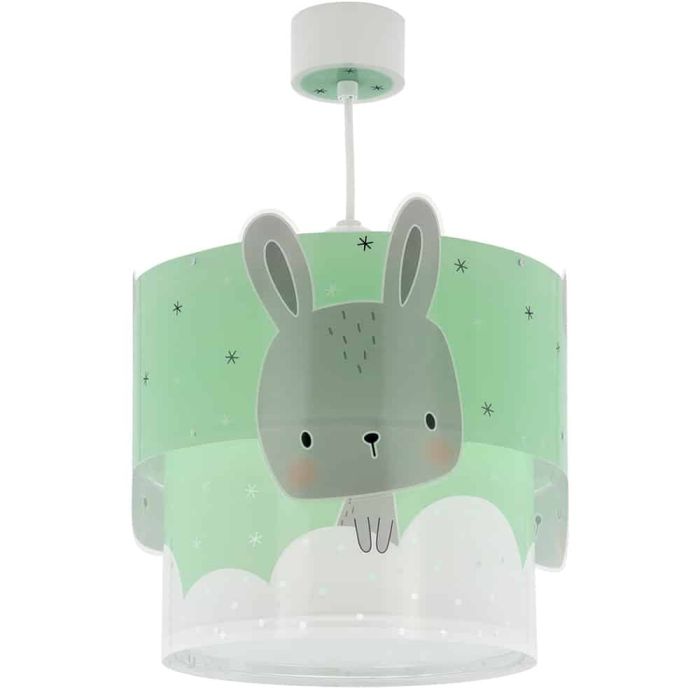 Baby Bunny Green παιδικό φωτιστικό οροφής Ango 61152 H