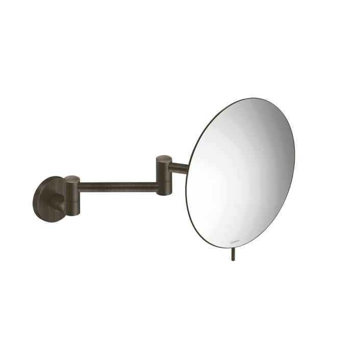 Καθρέπτης Μεγεθυντικός Επιτοίχιος Ø20 εκ.Διπλός Βραχίονας  Μεγέθυνση *3 Dark Bronze Mat Sanco Mirrors MR-701-DM25
