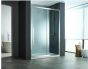 Πόρτα Ντουζιέρας Μ157-159 Υ200 εκ.Inox Brushed PVD 1 Σταθ.+1 Συρόμενο, 6 χιλ.Clean Glass Devon Noxx Slider SLN160C-111 