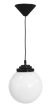 Φωτιστικό Κρεμαστό LP-100K Φ20 1L BLACK Heronia 11-0052