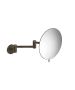 Καθρέπτης Μεγεθυντικός Επιτοίχιος Ø20 εκ.Διπλός Βραχίονας  Μεγέθυνση *3 Dark Bronze Mat Sanco Mirrors MR-701-DM25