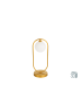Φωτιστικό Λαμπατέρ Επιτραπέζιο 1*G9 Χρυσαφί Μέταλλο /Γυαλί Οπάλ Σατινάτο Viokef Fancy 4208801