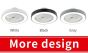 SE LED F50 MARCO BLACK FAN 30W SMART WITH CONTROL 50X50X20cm 3000k-6500k 85-265V 2 YEARS WARRAN HOMELIGHTING 77-50621