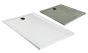 Ντουζιέρα Χυτή Λευκή 120x80xY2 εκ.  με βαλβίδα αποχέτευσης Sanitec Flat Classic A201-00