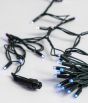 100Led Rubber Λαμπάκια Επεκτεινόμενα Με Πράσινο Καλώδιο/Μπλέ Λαμπάκι ,Ip65 Στεγανό,(10cm Απόσταση) 10 Μέτρα Lianos 63408