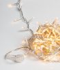 500Led Φωτάκια Με Επέκταση Και Μετασχηματιστή ,Διάφανο Καλώδιο/Θερμό Λαμπάκι , (3cm Απόσταση) 15 Μέτρα , (Kelvin 2.500 - 3.000) Με Καρούλι Αποθήκευσης Lianos 80145