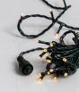 100Led Λαμπάκια 5mm Με Επέκταση Με Pvc Καλώδιο Και Σούκο Μπρίζα Πράσινο Καλώδιο/Θερμό Λαμπάκι (10cm Απόσταση) 10 Μέτρα (Kelvin: 2.500 - 3.000) Lianos 80423