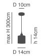 SE21-BR-10-SH3 MAGNUM BRONZE Brown Shade Pendant+ HOMELIGHTING 77-8739