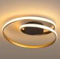 SE LED 50 LICI CEILING GOLD 38W  3CCT 50x9cm IP20 220V 2 YEARS WARRANTY Α1 HOMELIGHTING 77-50644