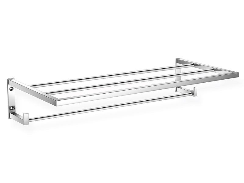 Ραφιέρα Πετσετών W60xD26,5xH11 εκ. Χρωμέ Sanco Towel Racks 0918-A03