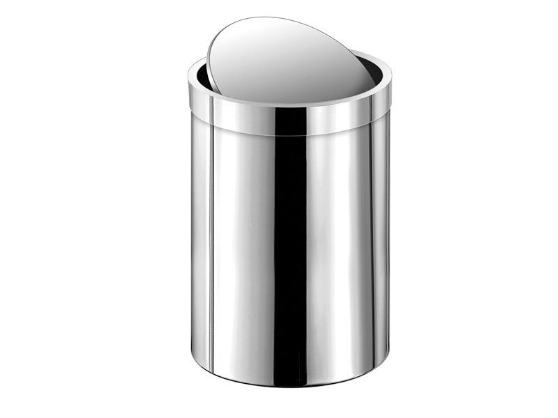 Χαρτοδοχείο Ανοιχτό 12lt Χρωμέ Sanco Brass Open Bins Chrome 90674-A03