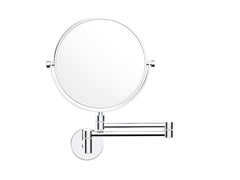 Μεγεθυντικός Καθρέπτης Επιτοίχιος Ø20 εκ. 2 Όψεων x5 Χρωμέ Sanco Mirrors MR-801-Α03