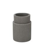 Ποτηράκι Μπάνιου Ρητίνη Γκρι Estia Home Art Wire 02-25786