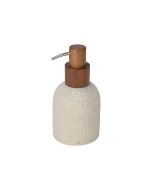 Αντλία Σαπουνιού Ρητίνη Μπέζ Estia Home Art Jute 02-25823