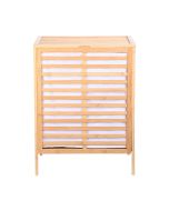 Καλάθι Απλύτων Διπλό 60lt Estia Home Art Bamboo Essentials 02-23775