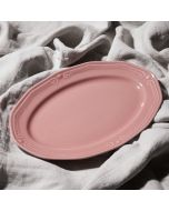Πιατέλα Οβάλ Πορσελάνινη Ανάγλυφη 25cm Athénée Rose 07-13585