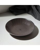 Πιάτο Βαθύ Πορσελάνινο 23cm Ανθρακί Estia Home Art Nordic 07-15695