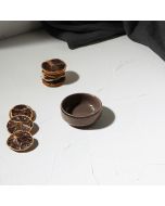 Μπωλ για Ντιπ Πορσελάνινο 6,5cm Estia Home Art Terra Grey 07-16302