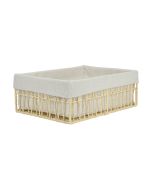 Καλάθι Αποθήκευσης & Οργάνωσης Μπεζ 36x27x13cm Estia Home Art Nest 02-28008