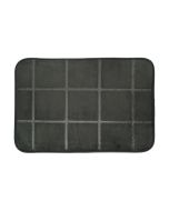 Ταπέτο Μπάνιο Μαύρο 40x60cm Πολυεστέρας με Memory Foam Estia Home Art  Tiles 02-28527