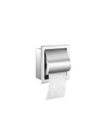 Χαρτοθήκη Εντοιχιζόμενη με Καπάκι W15xD7xH16 cm Inox Aisi 304 Sanco Toilet Roll Holders Pro 0850-A90