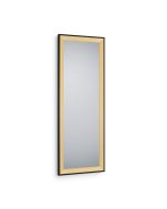 Καθρέπτης Ολόσωμος Π50XΥ150xB2,7cm MDF Black-Gold Mirrors & More BIANKA 1610280