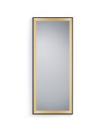 Καθρέπτης Ολόσωμος Π70*Υ170 cm Μαύρο-Χρυσό MDF Mirrors & More Bianka Gold Black 1610380