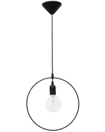 Κρεμαστό φωτιστικό KYKLOS  1/L BLACK Heronia 34-0038
