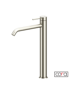 Μπαταρία Νιπτήρα Υψηλή με Βαλβίδα Clic-Clac Cosmo Brushed Inox  6113-111