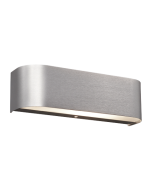 Φωτιστικό Τοίχου L30xH6cm Led 2x3,1w 2x310lm 3000K Ασημί Trio Lighting Adriano 220810205