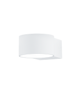 Lacapo Μοντέρνο Φωτιστικό Τοίχου με Ενσωματωμένο LED και Θερμό Λευκό Φως σε Λευκό Χρώμα Πλάτους 10.5cm Trio Lighting 223410131