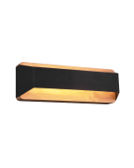 Arino Μοντέρνο Φωτιστικό Τοίχου με Ενσωματωμένο LED και Θερμό Λευκό Φως σε Μαύρο Χρώμα Πλάτους 35cm Trio Lighting 224819132