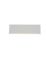 Concha Μοντέρνο Φωτιστικό Τοίχου με Ενσωματωμένο LED και Θερμό Λευκό Φως σε Λευκό Χρώμα Πλάτους 28cm Trio Lighting 225172931