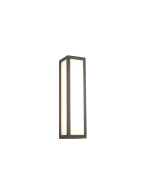 Fuerte Στεγανή Επιτοίχια Πλαφονιέρα Εξωτερικού Χώρου με Ενσωματωμένο LED σε Μαύρο Χρώμα 226260142 Trio Lighting 226260142
