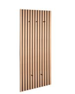 Κρεμάστρα Επίτοιχη Πέντε Θέσεων M50xY125cm MDF Φυσικό Μαύρο Eglo Grace 2270398 