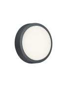 Breg Στεγανή Επιτοίχια Πλαφονιέρα Εξωτερικού Χώρου με Ενσωματωμένο LED σε Μαύρο Χρώμα 227260142 Trio Lighting 227260142
