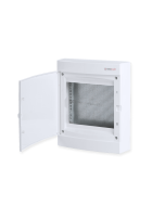 SURFACE MOUNTING ENCLOSURE FOR IT, WHITE DOOR- 2 ROWS IP40 361X287X112mm ACA 282N24CWIT