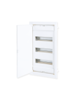 FLUSH MOUNTING 36+6 MODULES 3 ROWS WHITE DOOR ACA 282U36ES