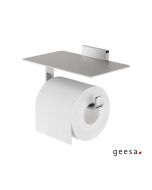 Χαρτοθήκη με Εταζέρα 19x11,6 εκ. CRAFT Geesa INOX Chrome  1524-110
