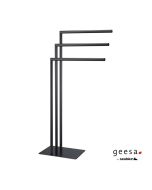 Πετσετοκρεμάστρα Επιδαπέδια 3 Θέσων 49x20xH90cm Black Matt Geesa by Sealskin 800201-400